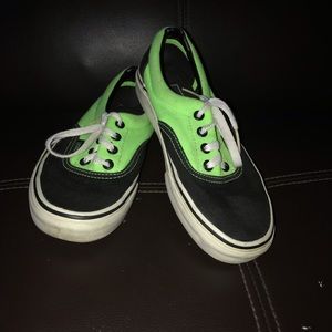 NEON GREEN VANS